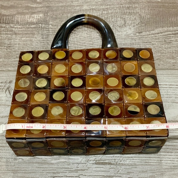 Chan Luu Square Tortoiseshell Handbag - Picture 9 of 14